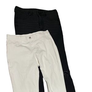 Women's Uniqlo H7M Set of Two Jeans Black and White Size M/8